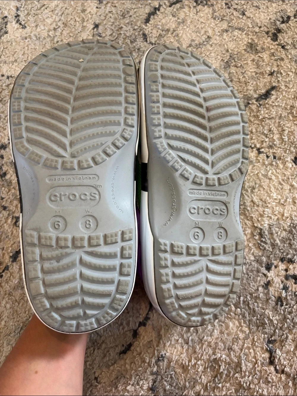 Crocs Toy Story Buzz Lightyear Classic Clogs Men 6 / Women 8 Like New Disney
